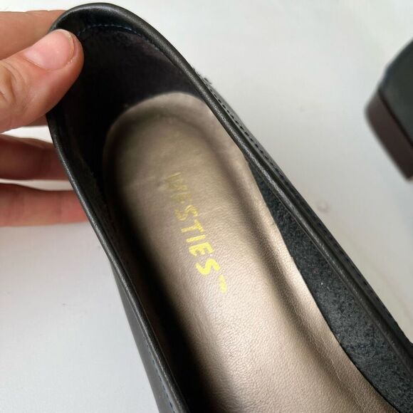 Vintage Westies Forest Green Woven Leather Penny Loafers | Size 9 - Picture 3 of 11